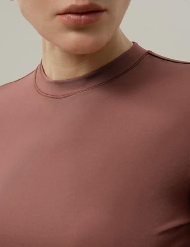 Image of LilySilk Women Silk Breeze Jersey T-Shirt Long Sleeves Slim Fit Tee Ladies Soft and Stretch Round Neck