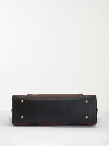 Image of Fargo Amara Vegan Leather Tote Bag for Women | Laptop Compartment, RFID Pockets, YKK Zipper, Large Office Handbag | Shoulder Bag for College & Daily Use | Made in India