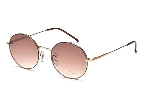 Image of IDEE sunglasses| 100% UV Protected | Gradient | Full Rim | Round | Men and Women | Medium | Alloy Metal Frame |Gradient Polycarbonate Lens |IDS2976