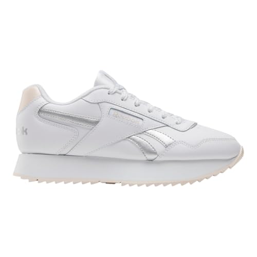 Reebok Royal Glide Ripple DoubSneakers para Mujer, Blanco y Rubor, 38 EU