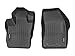 WeatherTech Custom Fit FloorLiners for Jeep Renegade - 1st Row (448141), Black