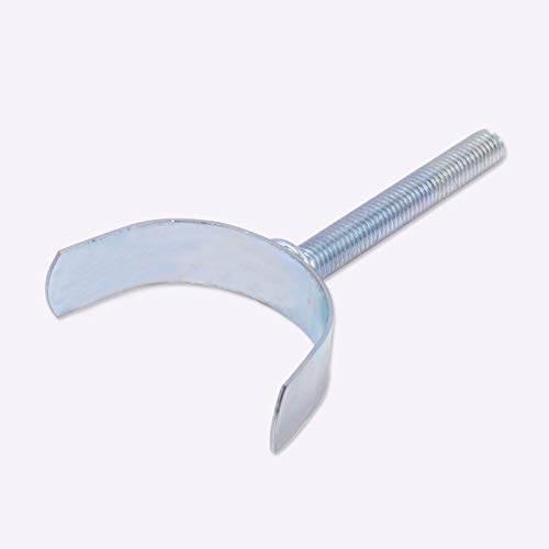 Image of Safe-O-Kid Safety Gate Clip U Shape Adaptor for Baby Safety Gate, Pressure Mounted Stair & Door Security Gate, Durable Wall Protector for Safety Rail, White, Pack of 1