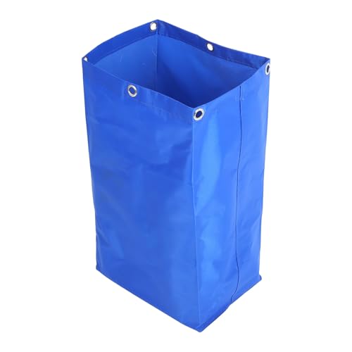 FIXOSHEE Bolsa de Repuesto para Carrito de Limpieza Comercial Bolsa de Tela Resistente Azul Gran Capacidad para Carros de Limpieza con Ruedas Multiusos para Hotel y Oficina