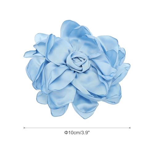Image of PATIKIL Rose Flower Hair Clips, Fabric Brooch Pins for Women Wedding Party Dance Dress Clothes Accessories Valentine's Day Gifts