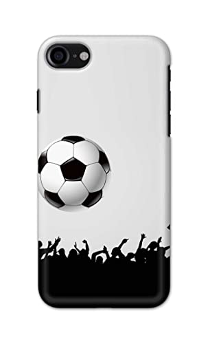 Image of Printed Hard Back Cover Case for Apple iPhone 7 | iPhone 8 | iPhone SE 2020 | SE2 2020 | iPhone SE3 2022 Back Cover (Football Icon) -702