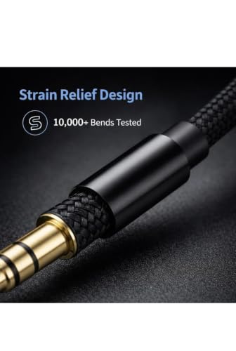 Image of USB C to 3.5mm Audio Jack Cable, Type-C to 3.5mm Headphone, Car Stereo Aux Cable Compatible with Phone 15 /15 Pro /15pro Max, Samsug Galxy S24 /S23 Ultra /S22+ /S21+ /S21FE & Other C Devices