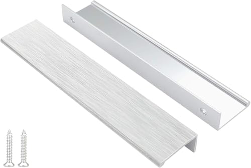 Image of Peaha 40 Pack Kitchen Cabinet Handles 6-5 /16 inch Brushed Nickel Cabinet Pulls
