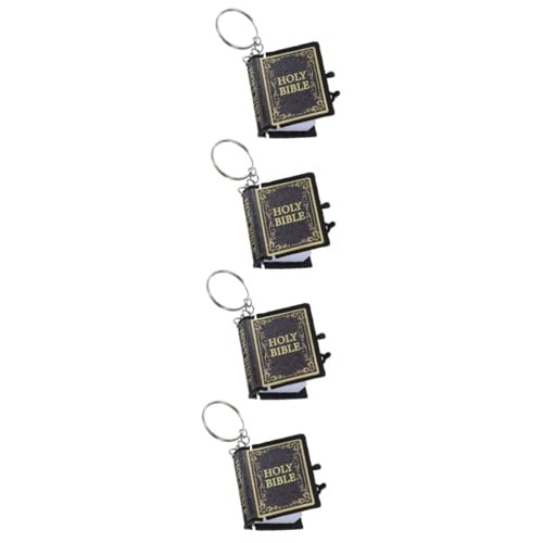 Porte-clés Bible miniature créatif en métal, cadeau d'invité pour mariage chrétien