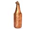 Produktbild DeKulture Hand Hammered Pure Copper Water Bottle with Wooden Cork Lid (1 Liter) - Ayurvedic & Yoga Benefits, 3.5 x 9.5 (DH) Inches