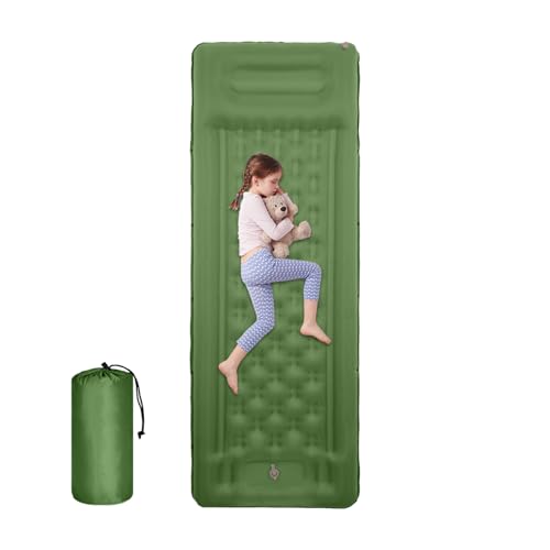 Générique Camping Sleeping Pad - Matelas Gonflable Épais De 10.9 Centimètres - Tapis de Camping avec Pompe Integree au Pied - pour Randonnée Voyage...