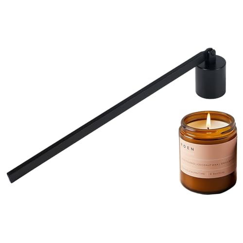 FALSKT Kerzenlöscher Schwarz Kerzenauslöscher Edelstahl Dochtlöscher mit langem Griff Kerzenglocke Candle Snuffer Kerzenwerkzeug für Kerzen Ausmachen Flammenlöscher Weihnachten Geschenke Dekoration FALSKT Kerzenlöscher Schwarz Kerzenauslöscher Edelstahl Dochtlöscher mit langem Griff Kerzenglocke Candle Snuffer Kerzenwerkzeug für Kerzen Ausmachen Flammenlöscher Weihnachten Geschenke Dekoration