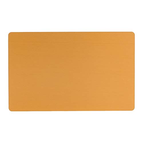 Business Cards - 50Pcs Impressive White Metal Business Card Engraved Business Cards Metal Name Cards (Color : Yellow) - Image 2