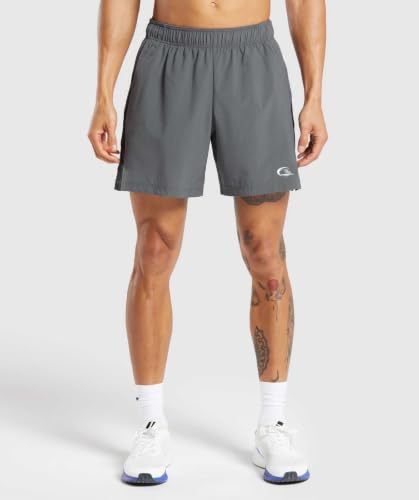 Image of CBlue Men's Outdoor Quick Dry Lightweight Sports Shorts with 2 Zipper Pockets, Breathable Hiking Running Gym Workout Athletic Shorts | CBblue Men's Quick Dry Sports Shorts with Zipper Pocket