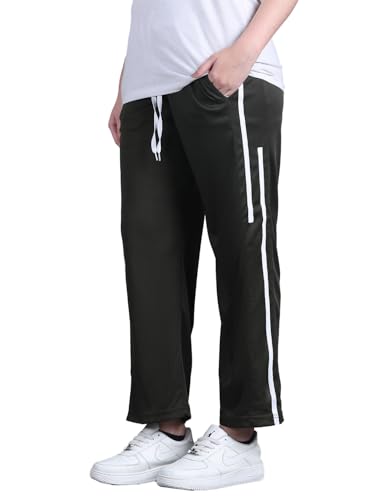 Image of Mack Jonney Striped | Relaxed Fit | Polyster Lycra Trackpant for Women-M01
