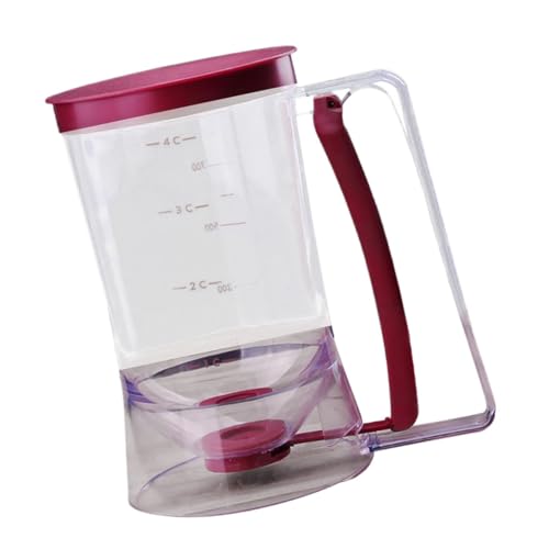 BIUDECO Diy Baking Tool 900ml Handheld Separator Dispenser Grease Separator for Easy Sauce Making