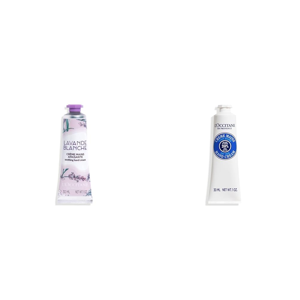 L'Occitane Hand Cream Care Duo : White Lavender & Shea Butter-image-39