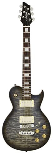 Aria ROYALEB - Guitarra Les Paul Royale, color negro