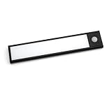 PRECORN Listwa świetlna LED, 20 cm, bezprzewodowa, czujnik ruchu, ładowana przez USB-C | oświetlenie szafy, do szafy, kuchni, schodów, montaż magnetyczny, oświetlenie szafy