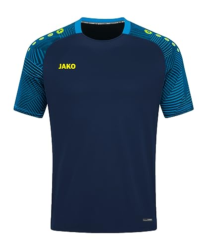 JAKO Herren T-Shirt Performance, Marine/Jako-Blau, L