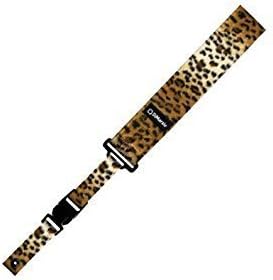 DiMarzio DD2230CH 2 Inch Nylon Cliplock Strap Cheetah w/Bonus Deluxe RIS Picks