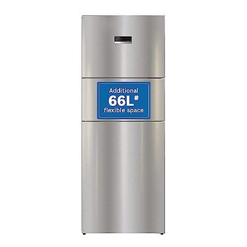 Bosch MaxFlex Convert 364L Inverter Frost Free Triple Door Refrigerator (CMC36S05NI,Convertible,Sparkly Steel)