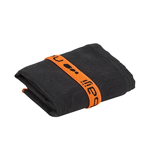 Nabaiji Toalha de microfibra, P - Preta. 42 X 55 cm