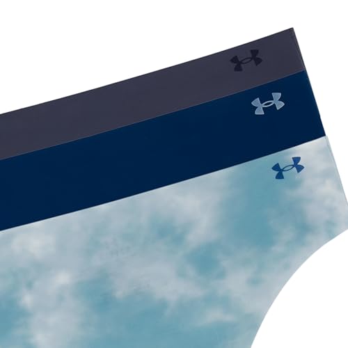 Image of Under Armour Women's 3-pack Pure Stretch No Show Thong Underwear, All-day Comfort & Ultra-soft Fit