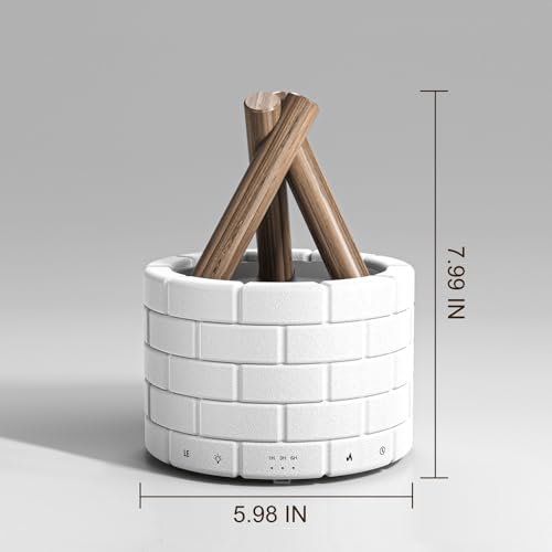 Diffuseur cheminée haut de gamme grand salon effet feu de camp - 8