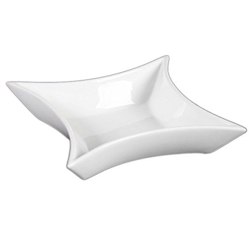 Holst Porzellan PU 012 Bowl 14 cm Puzzle Diamond Bowl, White, 14 x 14 x 3 cm, Pack of 6