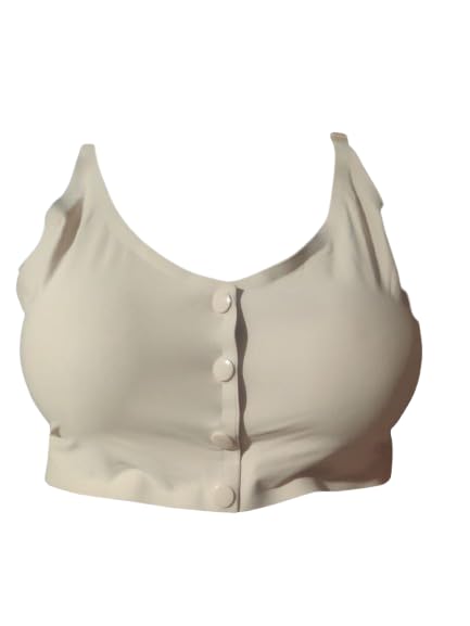 OK INTERPRISES Women's Seamless Button-Front Sports Bra, Adjustable Straps Free Size (32 to 38) Skin-picture-33