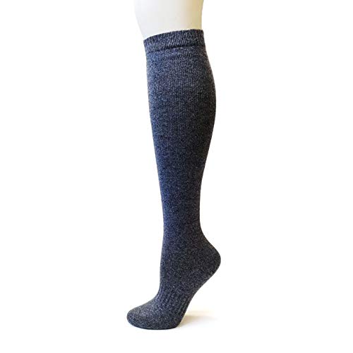 Image of 97% Cashmere Knee‑High Unisex Socks for Men & Women, Ideal for Skiing and Casual Wear