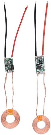 Taidacent 4.2V 5V 500mA Wireless Power Supply Module Wireless Charger Transmitter Receiver Module Coil Inductive with Led Indicator image 4