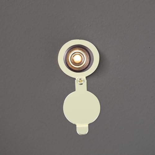 4 piezas de cubiertas para mirilla de puerta de privacidad en latón macizo 16mm para visualizador de puerta principal para hogares y apartamentos miniatura 5