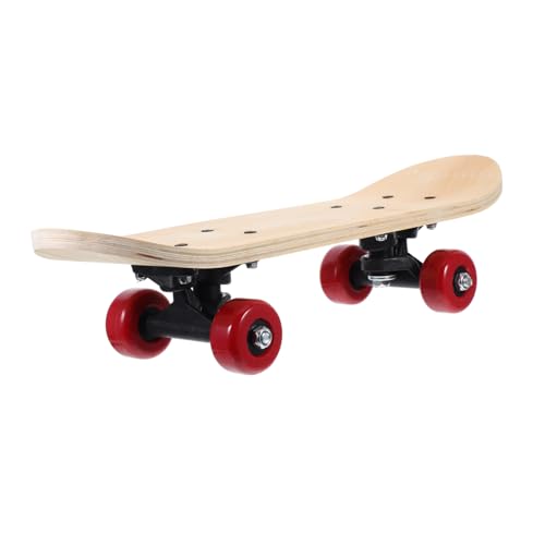 ibasenice Plain Skateboard Deck for Boys and Girls Hand-Painted Skateboard Toy (43cm Blank No Printing Smooth) Random