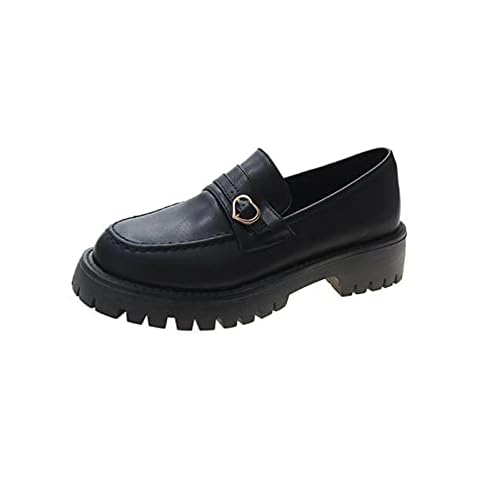 ZXCN Mujer Sólido Negro Suave PU Mocasines de Cuero 2021 Mujeres Casuales Cover