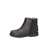 Jahreszeit: Herbst/Winter. Papanatas 6202AB Stiefel für Mädchen, Schwarz - Schwarz - Größe: 24 EU
