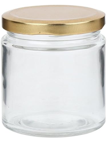 Image of Somil Transparent Glass Storage Jar Set for Kitchen Storage | Food-Grade Containers for Spices, Dry Fruits & Snacks | 100 Ml Each | Pack of 2 | Size 5.5 X 5.5 X 6.8 Cm -AS136