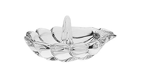 CRISTALICA Ringhalter Schmuckschale Muschel Imperial 9cm Bleikristall Cover