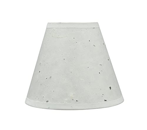 Image of Aspen Creative 32116-9A, Hardback Empire Clip-On Chandelier Lamp Shade, Off-White, 3 inch Top x 6 inch Bottom x 5 inch Slant Height, Set of 9