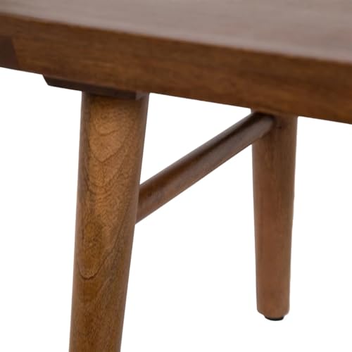 Image of MISAN Solid Sheesham Wood Coffee Table - Elegant Center Table with Two Spacious Drawers | Sturdy & Stylish Wooden Furniture for Home & Living Room (C - Hony)