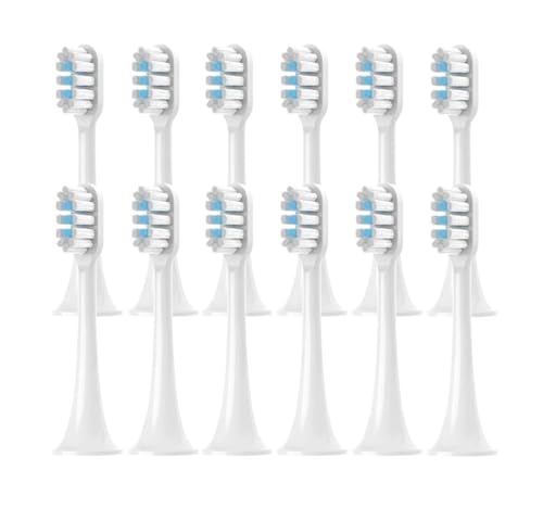 �݊���������܂��V���I�~ MIJIA T300 �����p���u���V�A���g�d���|���@���u���V�u���V�w�b�h 4/8/12/16�Ή�(T300White Blue-12pcs)