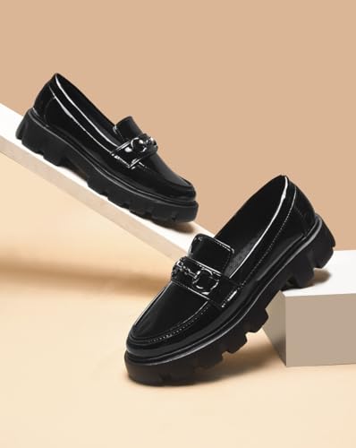Image of TRYME Trendy Comfortable Extra Cushion Inner Sole Casual Loafer Shoes with Low Heels for Womens and Girls