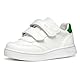 Geox B ECLYPER Boy A Sneaker, White/Green, 25 EU