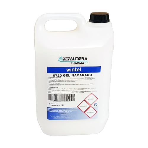 DEPALMERA Pharma✙ Jabón de Manos en Gel Nacarado a Granel - Bidón 5L | Ideal para Uso Profesional en Clínicas y Comercios | Fórmula Suave y pH Neutro, Hidratante y Eficaz con Aroma Agradable.