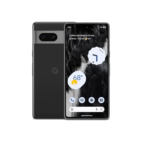 Google Pixel 7 5G, US Version, 128GB, Obsidian - Unlocked (Renewed)