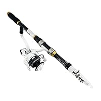 Lixada Telescopische Hengel En Molen Combo Volledige Kit Koolstofvezel Hengel Hengel Spinning Fishi