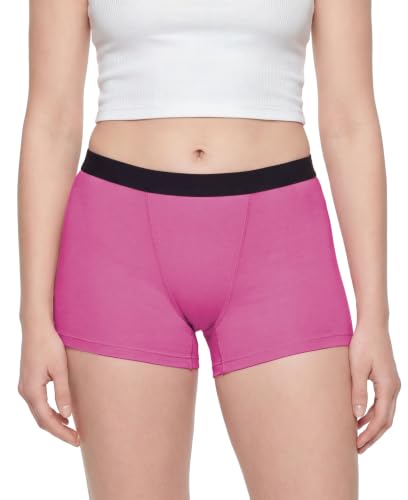Image of Sexy Basics Women's Boy Short Trunks | Cotton-Stretch Boxers | Multi Packs