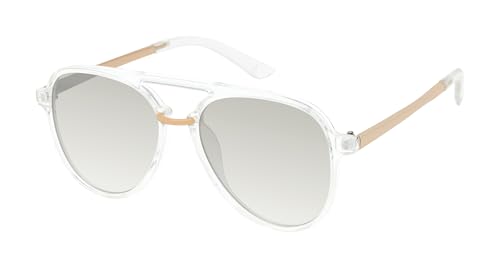 Jessica Simpson Combo Plastic Aviator with Metal Bridge and Temple