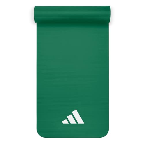 adidas Fitness Mat 10mm — TPE Yoga Mat (Dark Green)
