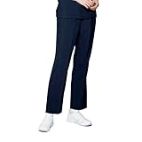 [ミズノ] スクラブパンツ イージーケア ユニセックス ウエストゴム シックカラー SS~3L 【制菌/制電/工業洗濯対応】 介護 ナース 白衣 ユニフォーム MZ0022 C-5 ネイビー M
